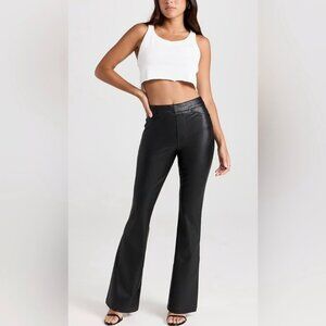 NWT Spanx Leather Like Flare Pants XS